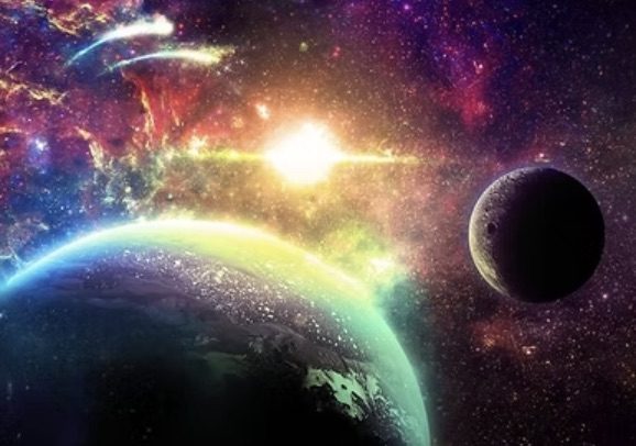 Light over the earth